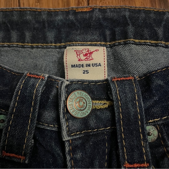 True Religion Johnny Dark Wash sz 25 - Picture 9 of 9